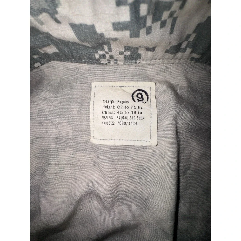 US ARMY Coat Men XL Propper ACU Camo Combat Uniform 8415-01-519-8613 Digital